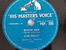 ELVIS PRESLEY MYSTERY TRAIN 78RPM HMV POP. 295