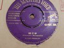 ELVIS PRESLEY - Rip It Up. UK HMV 45'. Gold Lettering. Push Out Centre. VG+ Copy