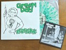 GREEN DAY Kerplunk CLEAR W/ GREEN & WHITE SPLATTER + 7