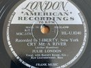 JULIE LONDON EX+ Cry Me A River / S'Wonderful 1956 UK 78 HLU 8240 Shellac