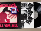 METALLICA Kill 'Em All OG Megaforce MRI 069 1983 1st PRESS  LP SHRINK Insert NM