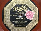 HOT DANCE: JOE CANDULLO & HIS ORCH - ‘BABY FACE’ BROWN WAX FRENCH PATHE 78