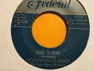 old 45 rpm rcord, Federal Little Estherand the Dominoes, Heart to Heart, Lokkin