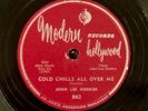 John Lee Hooker - Modern 862 78 RPM Cold Chills All Over Me GREAT Postwar Blues