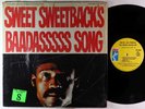 Melvin Van Peebles - Sweet Sweetback's Baadasssss Song OST LP - Stax VG+ Shrink