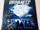 Uriah Heep Living The Dream Signed Used Vinyl
