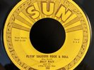 Sci-Fi Rock N Roll-Billy Riley Flyin' Saucers Memphis &R Sun 45 Record VG+