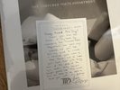 Taylor Swift - The Tortured Poets Department White Vinyl w/ RSD Note Letter Card