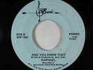 Modern Soul 45 - Raphael - And You Know That - RCM - obscure