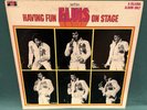 Elvis Presley Boxcar Having Fun With On Stage LP Concert Promo 1974