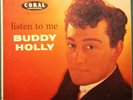 BUDDY HOLLY LISTEN TO ME PEGGY SUE 1958 CORAL EP-COVER ONLY