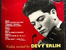 Devy Erlih, Maurice Bureau - Violin Recital By Devy Erlih Vinyl LP (LP Record)