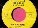 SUGAR BOY WILLIAMS - Five Long Years / Little Girl -rare blues 45 rpm Herald 555
