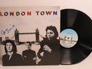 Signed Denny Laine Wings London Town 1978 LP Capitol Records SW 11777
