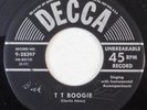 rockabilly bopper CHARLIE ADAMS T T Boogie, Before You Say I Do DECCA 45