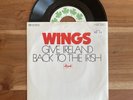 Wings Give Ireland Back To The Irish Vinyl 7