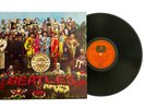The Beatles Vinyl Record SGT Peppers Lonely Hearts Club LP Band Orange Label