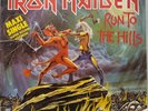 IRON MAIDEN - RUN TO THE HILLS / TOTAL ECLIPSE - GERMAN EMI MAXI VINYL