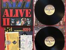 KISS ALIVE II 2 LP +TATTOOS BOOKLET & MERCH (1977) ORIG 1ST PRESS EX  NBLP 7076
