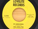 THE LOVELITES - MY CONSCIENCE / MAN IN MY HEART - SOUL 45 LOVELITE RECORDS