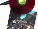 ORIGINAL 1969 RED VINYL THE BEATLES ABBEY ROAD LP APPLE JAPAN RARE