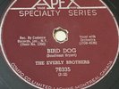Devoted to you / Bird Dog The Everly Brothers APEX 78 rpm record Canadian Press