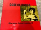 CODE OF HONOR LP  BEWARE THE SAVAGE JAW 1984 Subterranean  SUB 43 NM/EX Punk