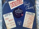 THE CRICKETS(B.Holly)South Africa 78rpm:Oh Boy/Not Fadeway+Rare Decca78 Sleeve