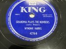 King 78 RPM Wynonie Harris - Grandma Plays The Numbers 4276 E- R&B