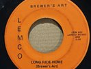 RARE 1960's Garage 45 Brewers Art LONG RIDE HOME Now I Cry on Lemco 260