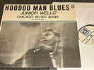 JUNIOR WELLS' BAND-HOODOO MAN BLUES-USA 1974 DELMARK VINYL LP-BUDDY GUY (M-/M-)