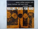 Sonny Rollins Quintet Rollins Plays For Bird Prestige SMJ-6587M Japan  VINYL LP