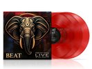 KING CRIMSON Beat, Live IN L.A. Transparent Ruby COLORED Vinyl 3LP GATEFOLD SET