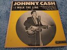 JOHNNY CASH SUN EP-I WALK THE LINE, RING OF FIRE, GET RYTHM & MORE 45 rpm RECORD