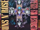 Guns N' Roses - AUTOGRAPHED Appetite for Destruction LP  ALL 5 MEMBERS