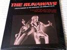 THE RUNAWAYS - LIVE IN CONCERT, STARWOOD LA 9/13/76 JOAN JETT SEALD RED VINYL LP