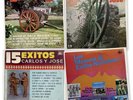 4 Vinyl LP Pack: CARLOS Y JOSE 15 Exitos, El Chubasco, Flor De Capomo, Norteños