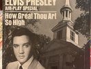 Elvis Presley Air Play Easter Special How Great Thou Art So High SP-45-162 Cover