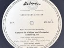 JULIAN OLEVSKY Violin MENDELSSOHN BRUCH 1960 ED1 DGG HELIODOR PROMO LP NM MINT