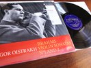 Brahms: Violin Sonatas Nos. 1 & 2 - Igor Oistrakh **Columbia 33CX 1740 ED1 LP**
