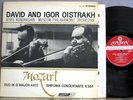 Mozart Sinfonia Duo Igor & David Oistrakh London CS6377 UK ffss DG Red NMint