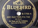 ART SHAW BILLIE HOLIDAY Any Old Time, Back Bay Shuffle BLUEBIRD 78 RPM 7759
