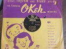 Louis Armstrong 78 rpm Shellac Okeh Electric Ain't Misbehavin'/Black and Blue