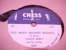 NOS Rock Chess 78 CHUCK BERRY TOO MUCH MONKEY BUSINESS / BROWN EYED HAMESOME MAN