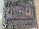 THE DAMNED LIMITED EDITION RESIN PLAQUE OF THE COVER OF THE BLACK ALBUM - RARE