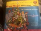 (4) Walt Disney Mickey Mouse Club Christmas Party Story And Song Album