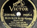 Xavier Cugat and His Waldorf Astoria : Blen blen blen 78 RPM JAZZ VICTOR 26625