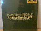 JOHN & YOKO/THE PLASTIC ONO BAND Power To The People SEALED EP Yellow Vinyl RSD