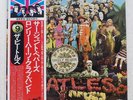 BEATLES SGT. PEPPER'S LONELY HEAR APPLE EAS80558 Japan FLAG OBI INSERT VINYL LP