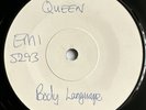 QUEEN -Body Language- Original UK 7” Test Pressing / White Label (Vinyl Record)